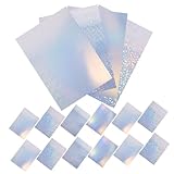 Sewroro 20 Blatt Wasserdichte Selbstklebende Druckbare Etiketten Große Versandetiketten Blanko Aufkleber Für Tintenstrahl Und Laserdrucker Stark Haftend Glatte Oberfläche Vielseitig