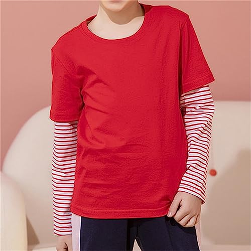 Kids Sweatshirts Soft Cotton Warm Crewneck Cartoon Stripes Long Sleeve Pullover Top For Boys Or Girls The Strokes3
