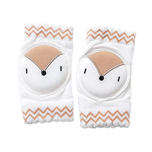 YONKINY 2 Paar Baby Knieschoner Anti-rutsch Atmungsaktive Säugling Kleinkind Knieschoner Baby Krabbelhilfe Knieschützer für Baby 0-3 Jahre (#6) Cover