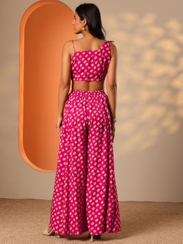 Image of Libas Womens Printed Rayon Co ord Set for Women | daily wear | casual wear | office wear