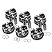 PANGOLIN 6PCS Engine Pistons Rings Set Φ84mm N54 Engine Fit for E82 E90 E91 E92 E93 E60 E61 E71 E89 F01 F02 N54B30 3.0L L6 Turbocharged Aftermarket Parts, Replace OE 11257610295 11257610296