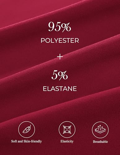 Image of GRACE KARIN Work Dresses for Women 3 /4 Sleeve Sheath Business Dress | Elegant Ruched Bodycon,Crew Neck,Pencil Midi Knee-Length,Cocktail,Church,Semi Formal Cocktail ,Professional Office