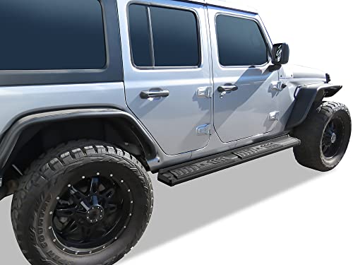 Estribos OE estilo negro para Jeep Wrangler JL 2018-2026 miniatura 5
