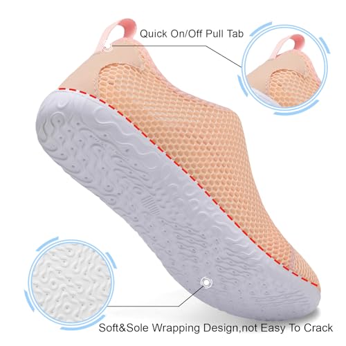 Image of Spesoul Womens and Mens Water Shoes Breathable Quick Dry Soft Barefoot Aqua Socks for Hiking Swim Beach Surf Yoga Sport