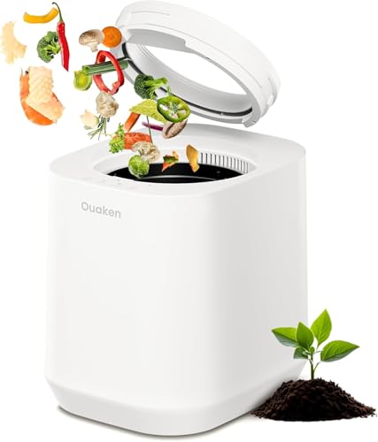 Electric Composter for Kitchen, 4L Smart Countertop Compost Bin, ...