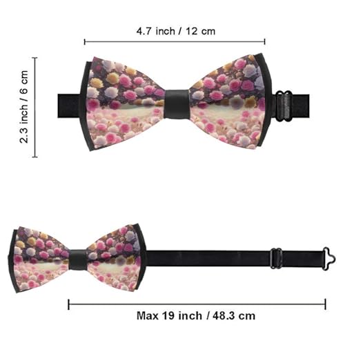 Supdreamc Elegant Wedding Bow Tie, Men’s Pre-Tied Adjustable Banquet Reception Groom Accessories4