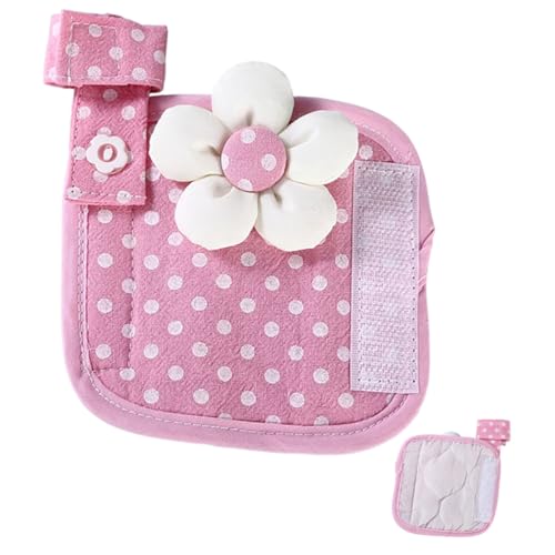 DOITOOL Copertura Maniglia Frigorifero Antistatica in Cotone Rosa Guanto Protettivo per Maniglie Elettrodomestici Cucina Adatta Forno Microonde e Lavastoviglie Protezione da Macchie e