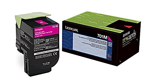 Lexmark 70C10M0 fini les bavures avec ce toner magenta laser