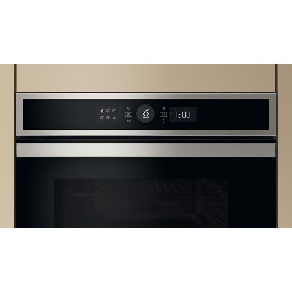 Whirlpool WOI4IS8HM0XA Forno a incasso multifunzione Inox 17 funzioni Pizza310? Cook4 Steam+ classe A+ 73Lt, Idrolisi