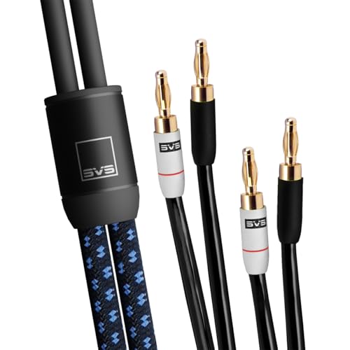 SVS SoundPath Ultra Bi-Wire Speaker Cable with Banana Plug – 10 ft.