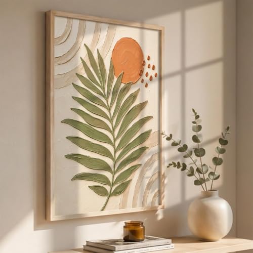 Image of kotart Boho Painting with Frame | Boho Art Painting With Frame Home Decoration For Living Room Bed Room Hotel Wall Decor Digital Reprint