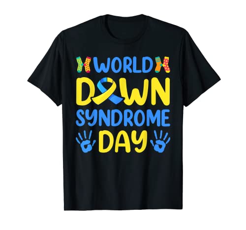 Calcetines de conciencia del Día Mundial del Síndrome de Down Down Right Kids Tee Camiseta