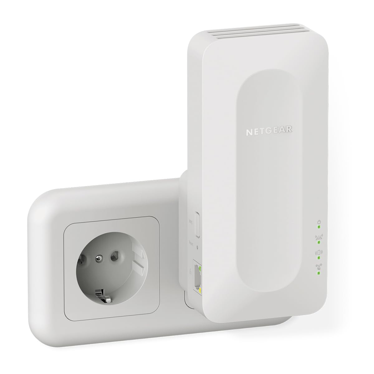 NETGEAR Ripetitore WiFi 6 EAX17, Extender Dual-Band potente per casa, Amplificatore segnale fino a 100㎡, velocità 3 Gbps, compatibile con tutti gli operatori Internet