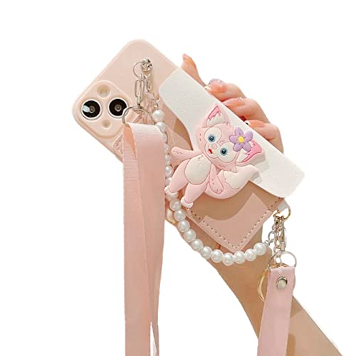 リーナベル iPhone 8 用 ケース iPhone 7 用 ケース iPhone se3 用 ケース リーナベル パールチェーン付き 財布付き 首掛け/肩掛け/斜め掛け クロスボディケース スマホケース iPhone 8 用 ケース iPhone se2 用 ケース