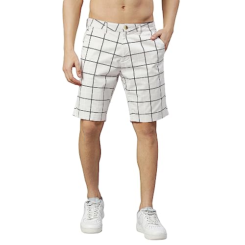 Image of Thomas Scott Men's | Solid | Chino Shorts | Regular Fit | Cotton Elastane | Above Knee | Casual Short