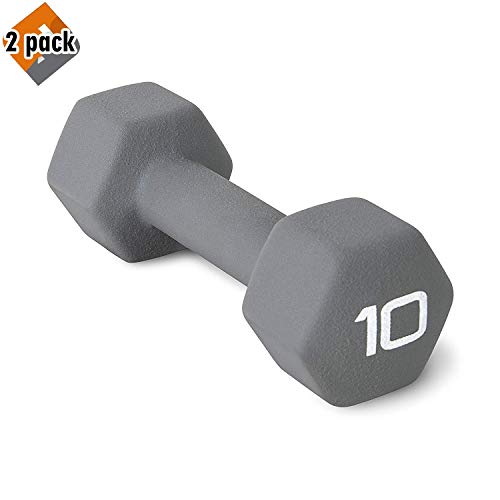 Cap Neoprene Dipped Dumbbell Weights, 2 Pack