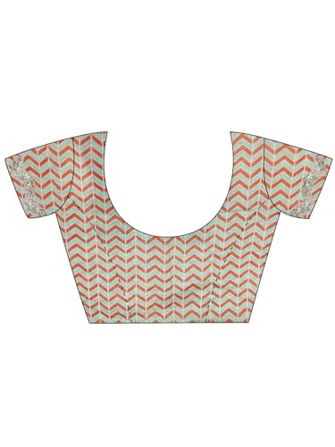 Sari Vichitra de seda tejida ropa tradicional india con blusa 6