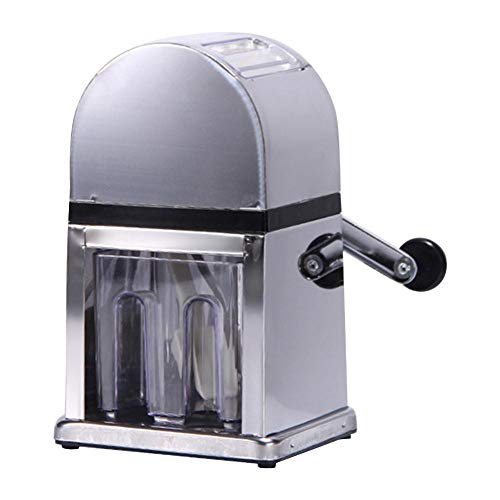 N/R Trituradora De Hielo, Trituradora De Hielo Manual, Máquina para Fabricar Hielo En Acero Inoxidable Máquina para Fabricar Cono De Nieve para Helados, Bebidas Frías, Postre De Frutas