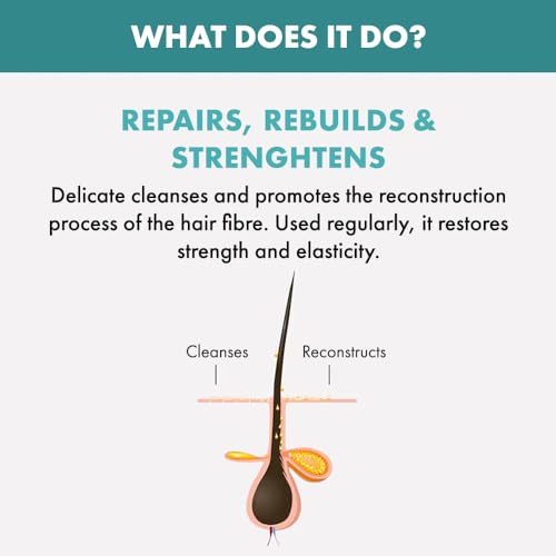 Alfaparf Milano professional Absolute Repairs Shampoo For Damaged Hair, Repairs Bond - Safe on Color Treated Hair - Hairfall Repair Shampoo|Absolute, Extenso, Sulfate, Paraben and Paraffin Free (250ML)