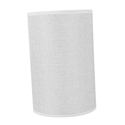 DOITOOL Pantalla Lámpara Moderna de Tela para Techo y Mesa Diseño Simple y Duradero Difusor de Luz Decorativo para Salón y Dormitorio Color Lino Plateado