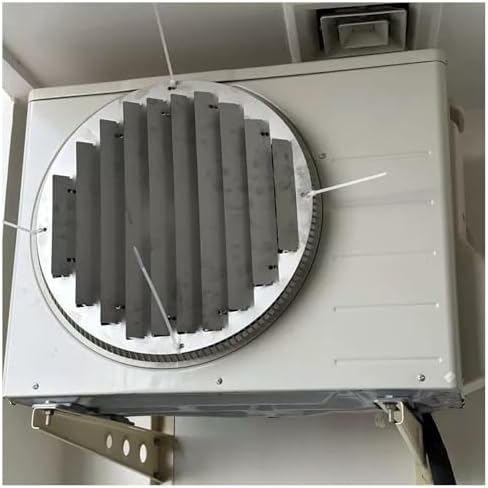 Outdoor Air Conditioner Cover Bracket, Weatherproof Wind Deflector for Compressor Protection, Durable Anti-Wind Guide Net, Essential HVAC Accessory for Outdoor Use