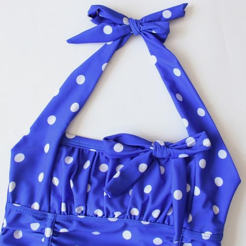 Polka Dot Girls Kids Bathing Suits Adjustable Swimsuits (FBA)3