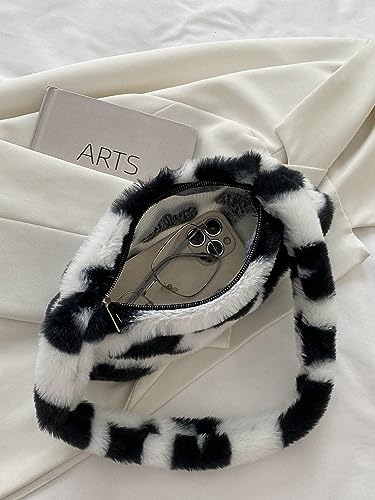 OYOANGLE Women's Cow Print Shoulder Bag Small Handbag3