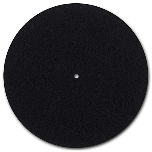 Tappetino per Giradischi in Feltro 3mm, Nero