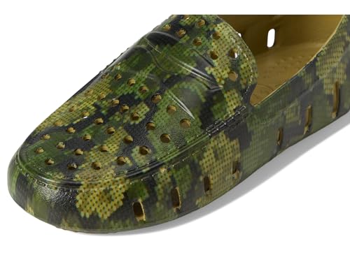 Image of Floafers Unisex Prodigy Driver Print (Big Kid), Camo Quilt /Gum, 4 Medium