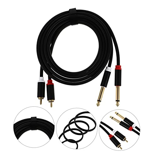 Cable de audio para micrófono DOITOOL en color negro para mezclador y grabadora 4