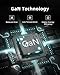GravaStar 65W Alpha65 Robot Fast GaN Charger Block, 3-Port Fast Charger, Foldable Wall USB C Charger for iPhone, MacBook, iPad, Laptop, Steam Deck, Gifts for Men (65W, Gray)