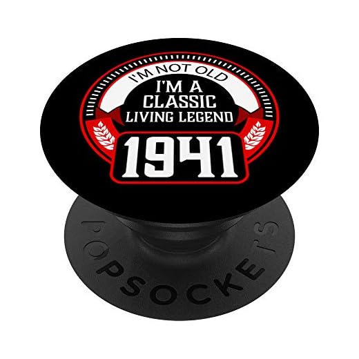 Regalos de cumpleaños 82 para él 1941 - Regalos de cumpleaños para ella PopSockets PopGrip Intercambiable