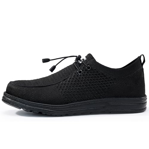 Image of ORISTACO Waterproof Steel Toe Work Safety Boots Lightweight Breathable Slip Resistant Construction Sneakers