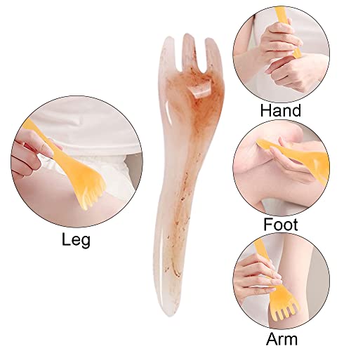 Xeeraang Scalp Massager Hand Held Gua Sha Back Massager 3 Claw Head Massager For Improve Neck Strain Body Massage #TOP3