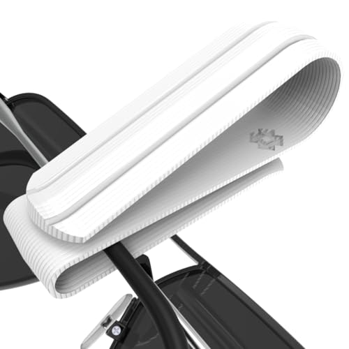 Suporte Clips Prendedor Porta Óculos Veicular para Quebra Sol de Carro - ARTBOX3D (Branco)