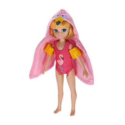 Lottie Pool Party Doll with Swimming Accessories and Waterproof Bath Toy