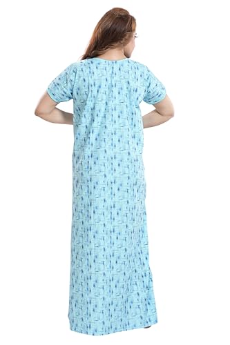 TRUNDZ Women Cotton Maxi Nighty