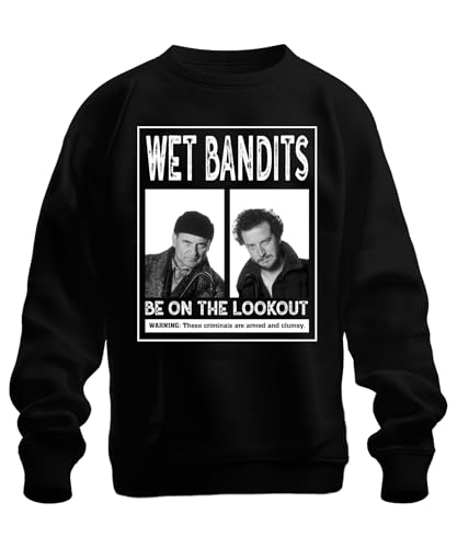 Kevin Allein zu Haus Pullover 18 Wet Bandits Harry Marv Mugshot - Kevin Allein Zuhause Feuchte Banditen...