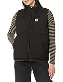 Carhartt Montana Relaxed Fit Aislado Chaleco, Negro, M para Mujer