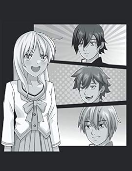 Paperback Blank Comic Book: Manga/Anime Comic Cover (Style A), 120 pages, 5 repeating blank templates, 8.5 by 11 Book