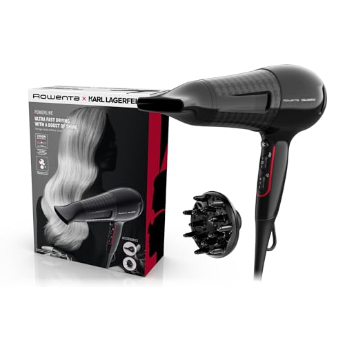 Rowenta x Karl Lagerfeld Powerline Haartrockner, 2100 Watt, Ionen-Booster – Ansicht 1