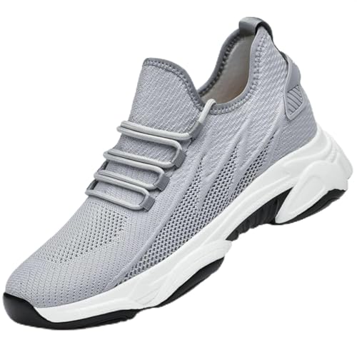 Image of Height Increasing Shoes, Hidden Height Increase Shoes with Arch Support, Breathable Mesh Lightweight Athletic Casual Shoes