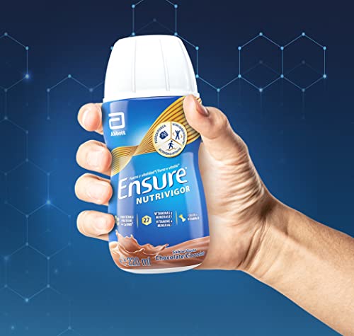 Ensure Advance Formula Nutrivigor Integratore Alimentare Pronto da Bere, Multivitaminico, 27 Vitamine e Minerali, Integratore Alimentare con Proteine, Calcio e HMB, Confezione 4x220 ml, Gusto Vaniglia - Image 4