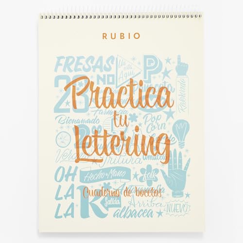Bloc de bocetos lettering RUBIO | 80 páginas 20,4 x 26,6 cm con punteado 4x4mm. (SIN COLECCION)