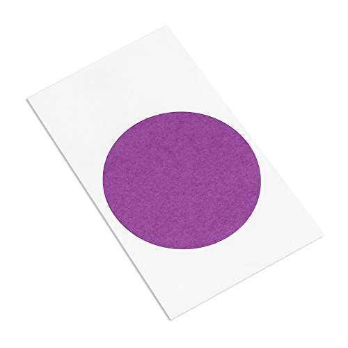 Image of 3M 501+ Purple 3.000 inch DISC-100 High Temperature Masking Tape, 3.000 inch Diameter Circles, Purple (Roll of 100)