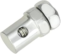 Vista 8 de YOXUFA 10 piezas de extremos universales de cable de embrague y freno con paradas, abrazaderas de cable de 1/8" de bloqueo de reparación para kart