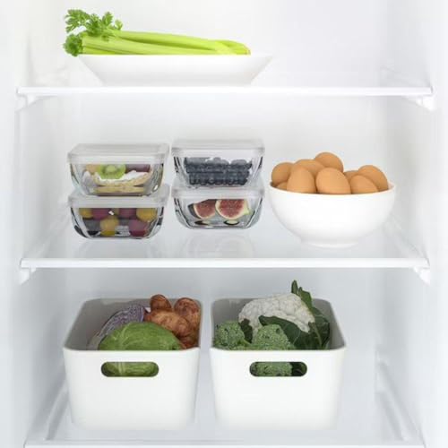 Image of Ikea BESTAMMA Food container with lid, glass, 0.5 L