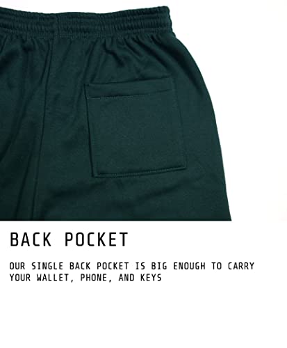 Men's Classic 3 Pocket Fleece Sweatpants Elastic Bottom Made in USA3