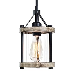 Farmhousependantlightrusticwhitewoodandmetalcagehanginglightfixtureswithglass43inchadjustableforflatandslopceilingpendantlightingforkitchenislandfoyerhallway Urban Country Home Decor Farmhouse pendant light rustic white wood and metal cage hanging light fixtures with glass 43 inch adjustable for flat and slop ceiling pendant lighting for kitchen island foyer hallway urban country home decor