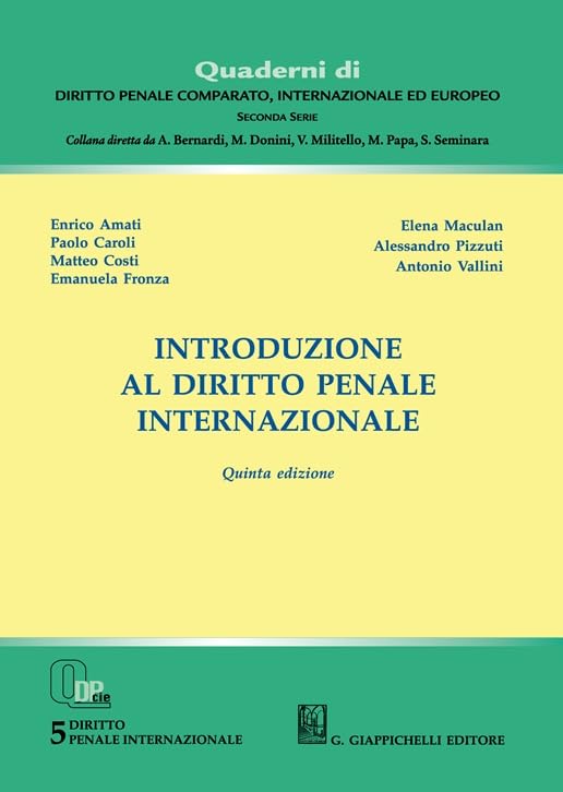  Introduzione al diritto penale internazionale